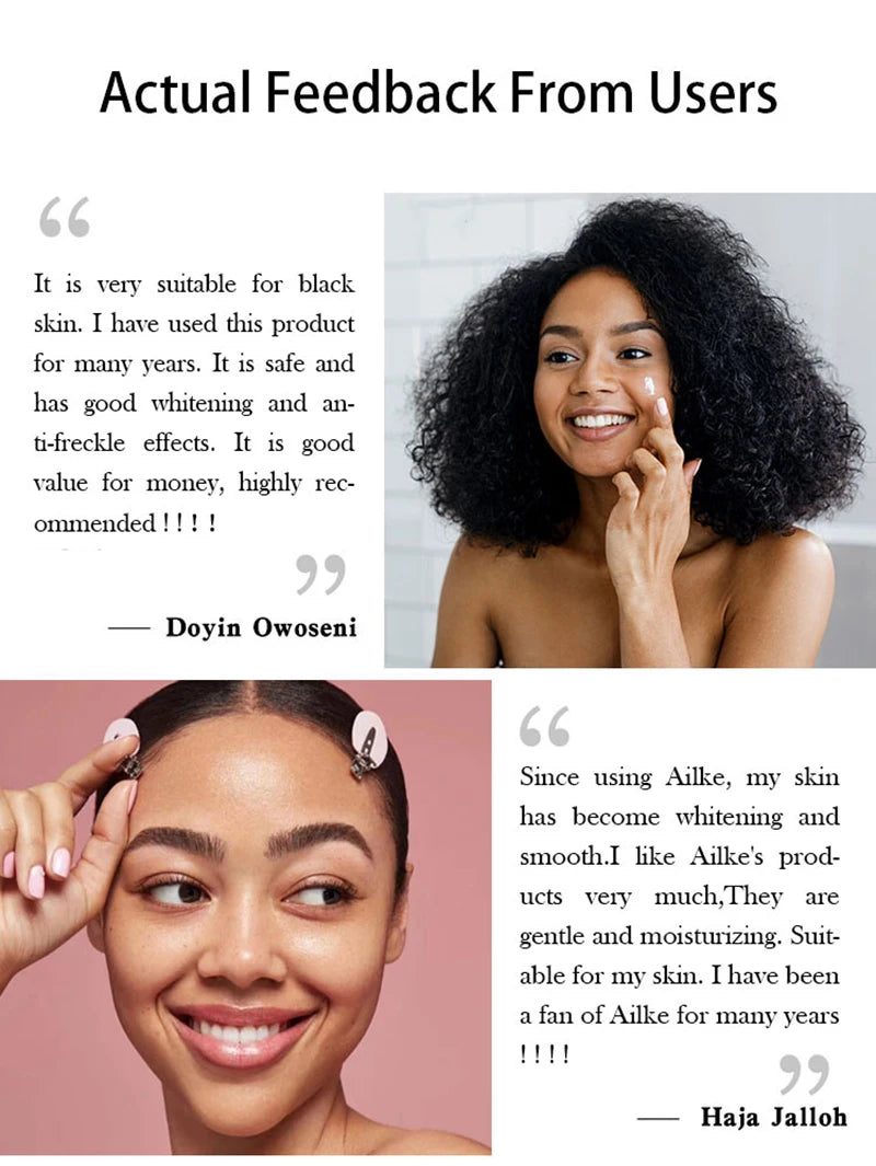 AILKE Whitening And Lightening Cream, Suitable For Face And Body , Shea Butter Oil Natural Intense Hydrating Repair Cracked Skin