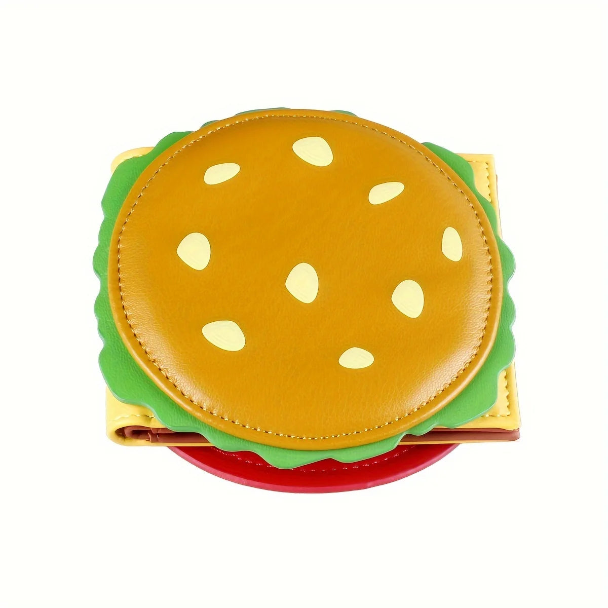 Crab Roe Castle Wallet Hamburger Wallet Men's and Women's Wallet Rfid Imitation Thief Brush Short Wallet Small Wallet
